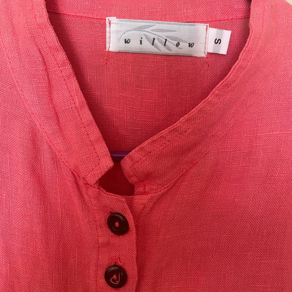 Willow size small/m linen blouse/ summer jacket - Picture 2 of 8